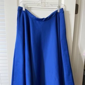 NWOT - Bright Cobalt Blue Circle Skirt